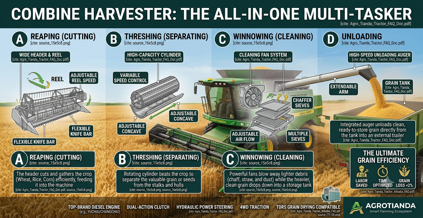 combine harvester (1) cosechadora (1)