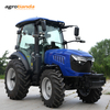 Tractor agrícola 4WD de 75 CV con cabina