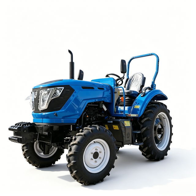 Tractor de estructura abierta azul 40HP 4WD 