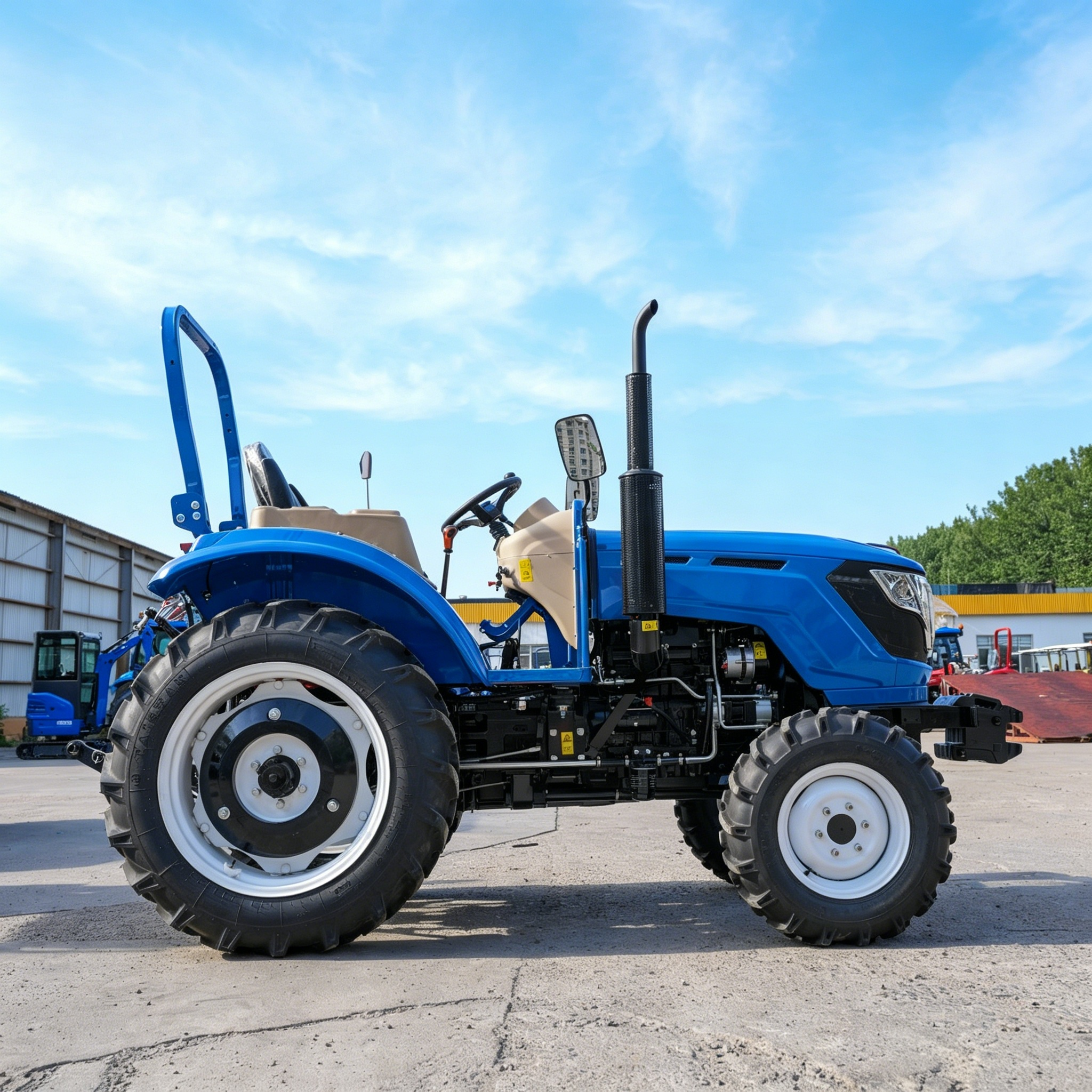 Tractor azul de 40 CV sin cabina (1)