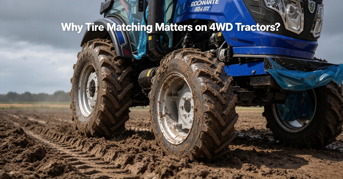 Por qu&eacute; es importante la combinaci&oacute;n de neum&aacute;ticos en los tractores 4x4