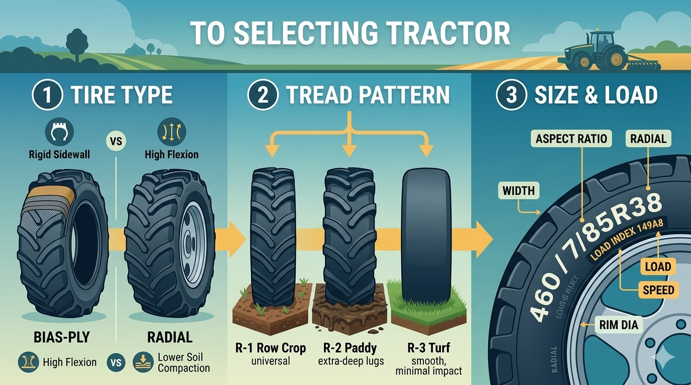 neum&aacute;tico de tractor