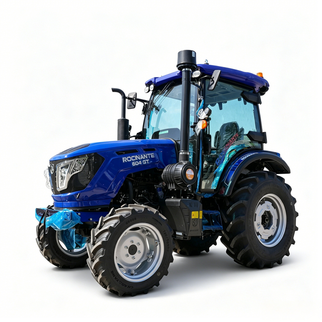Tractor agrícola de cabina cerrada 4WD de 60 CV