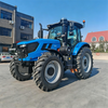Tractor agrícola resistente azul 150HP 4WD