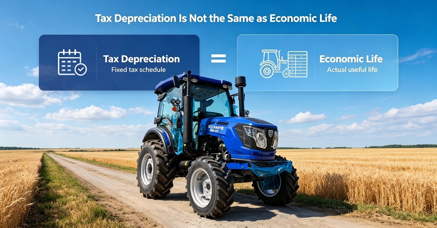 La depreciaci&oacute;n fiscal no es lo mismo que la vida econ&oacute;mica