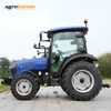 Tractor agrícola 4WD de 75 CV con cabina