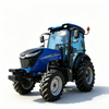 Tractor agrícola azul 4WD de 50 CV con cabina