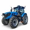 Tractor agrícola resistente azul 150HP 4WD