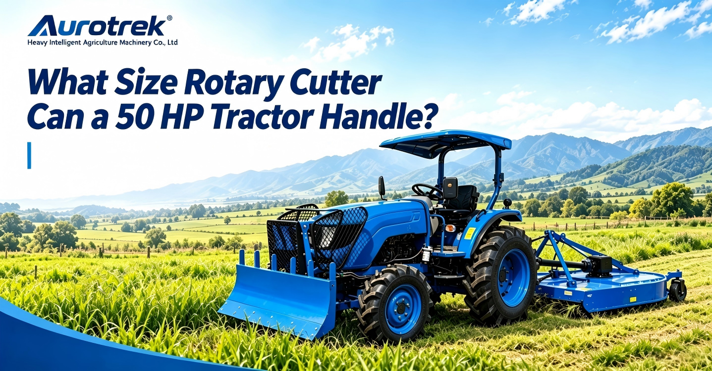 Gu&iacute;a de tama&ntilde;os de cortadora rotativa para tractor de 50 HP
