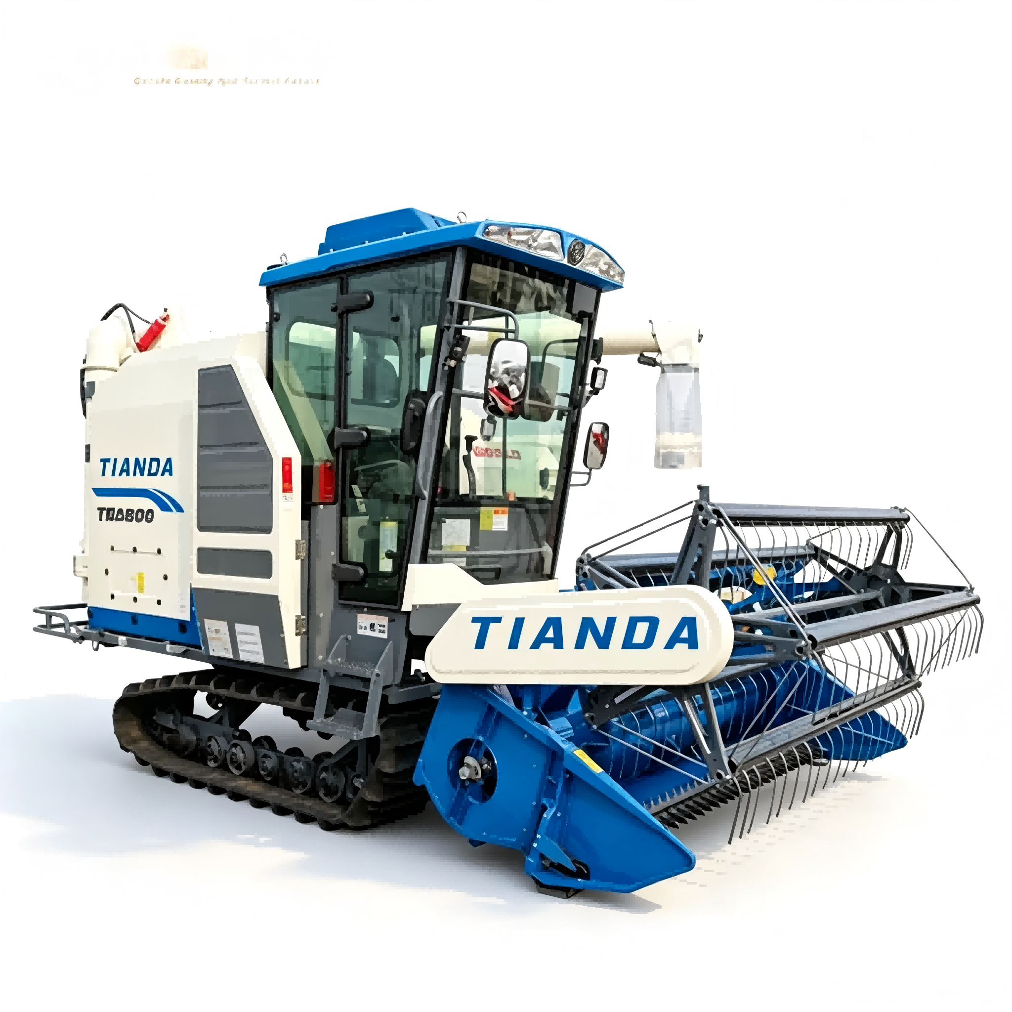 Cosechadora de tanque grande con cabina (1)