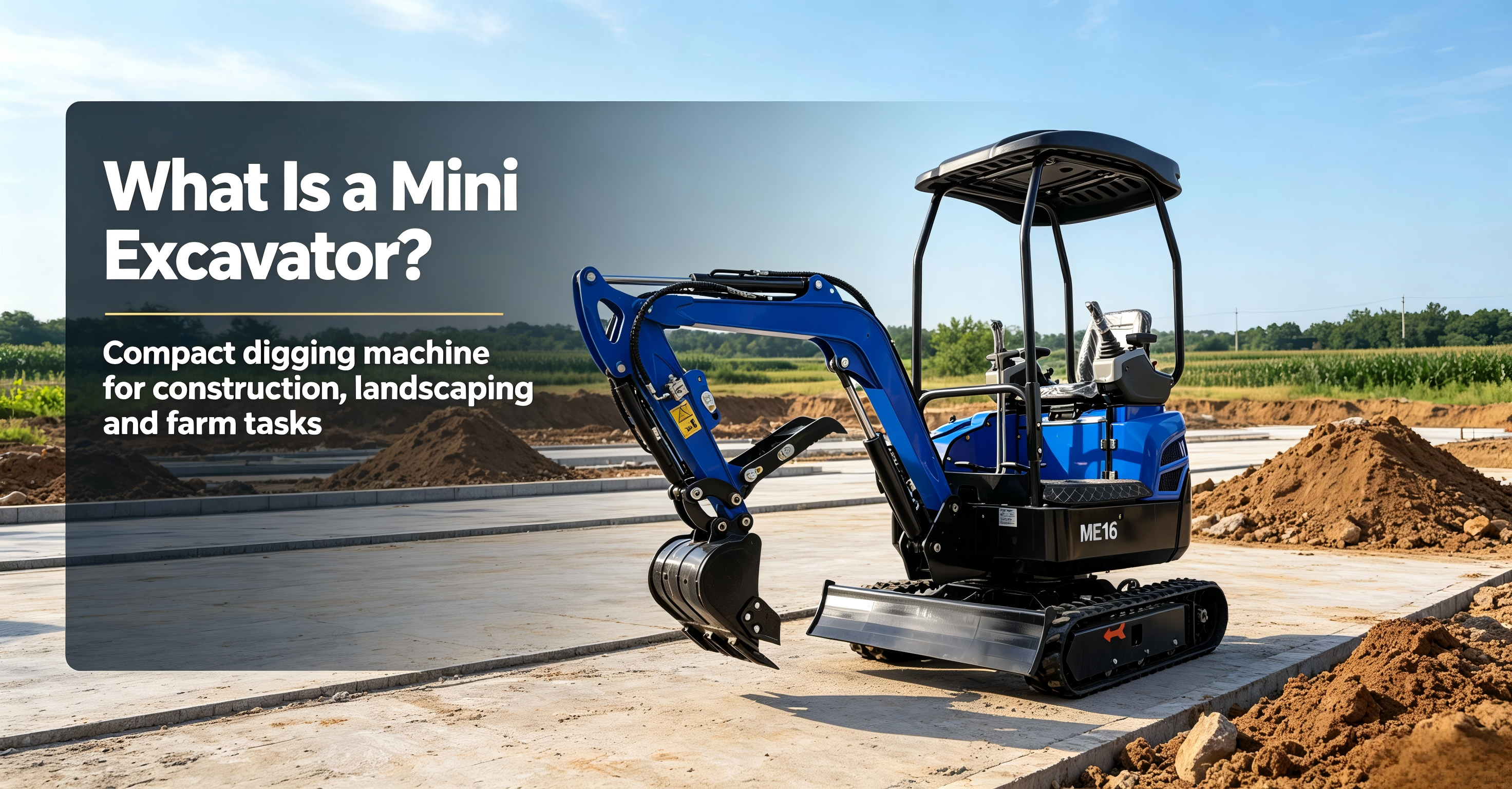 miniexcavadora para jard&iacute;n