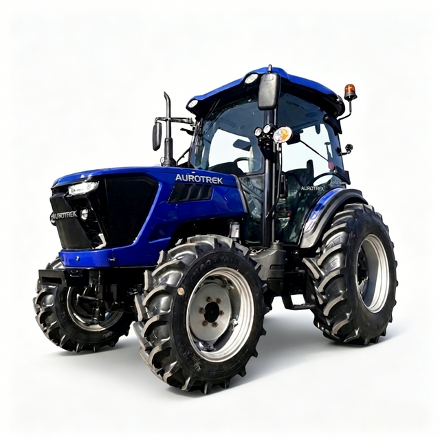 Mini tractor de ruedas de 100 CV con cabina