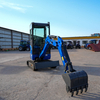 Miniexcavadora con cabina cerrada