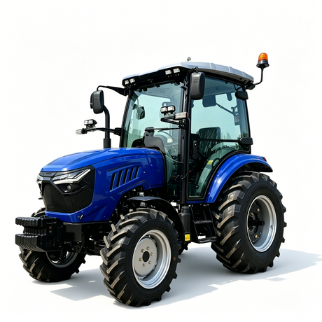 Tractor agrícola 4WD de 75 CV con cabina