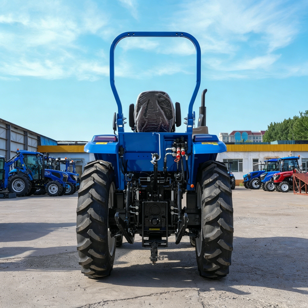 Tractor azul de 40 CV sin cabina (5)